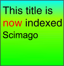 Scimago Indexed